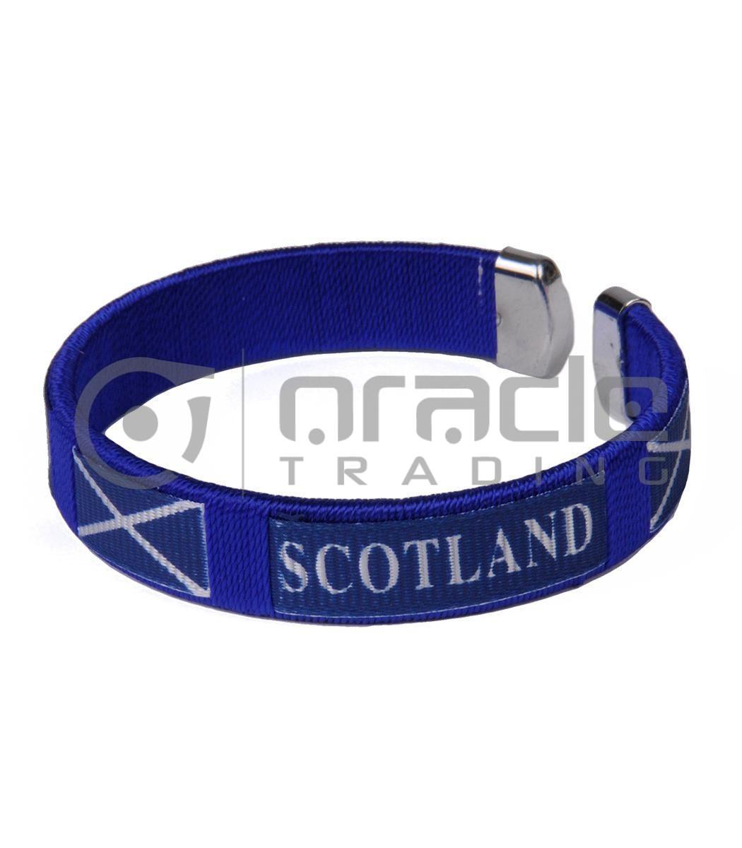 Scotland C Bracelets 12-Pack (St. Andrew's Cross)