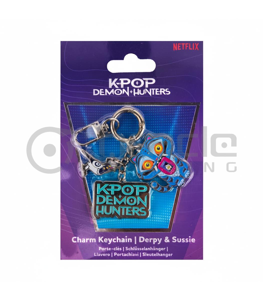 KPop Demon Hunters Charm Keychain - Derpy KPop Demon Hunters Charm Keychain - Derpy