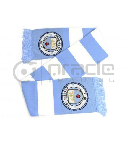 Manchester City Knitted Scarf - UK Made