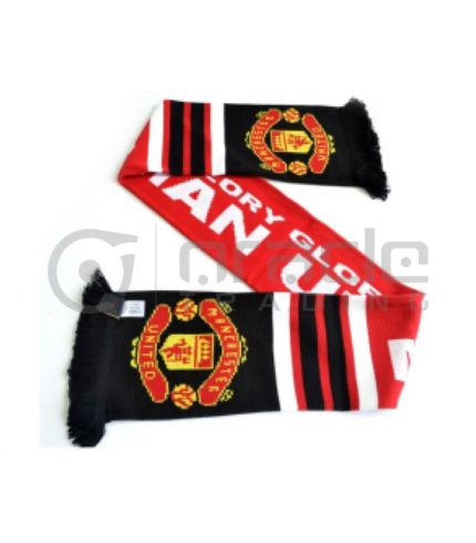 Manchester United Knitted Scarf - Glory - UK Made