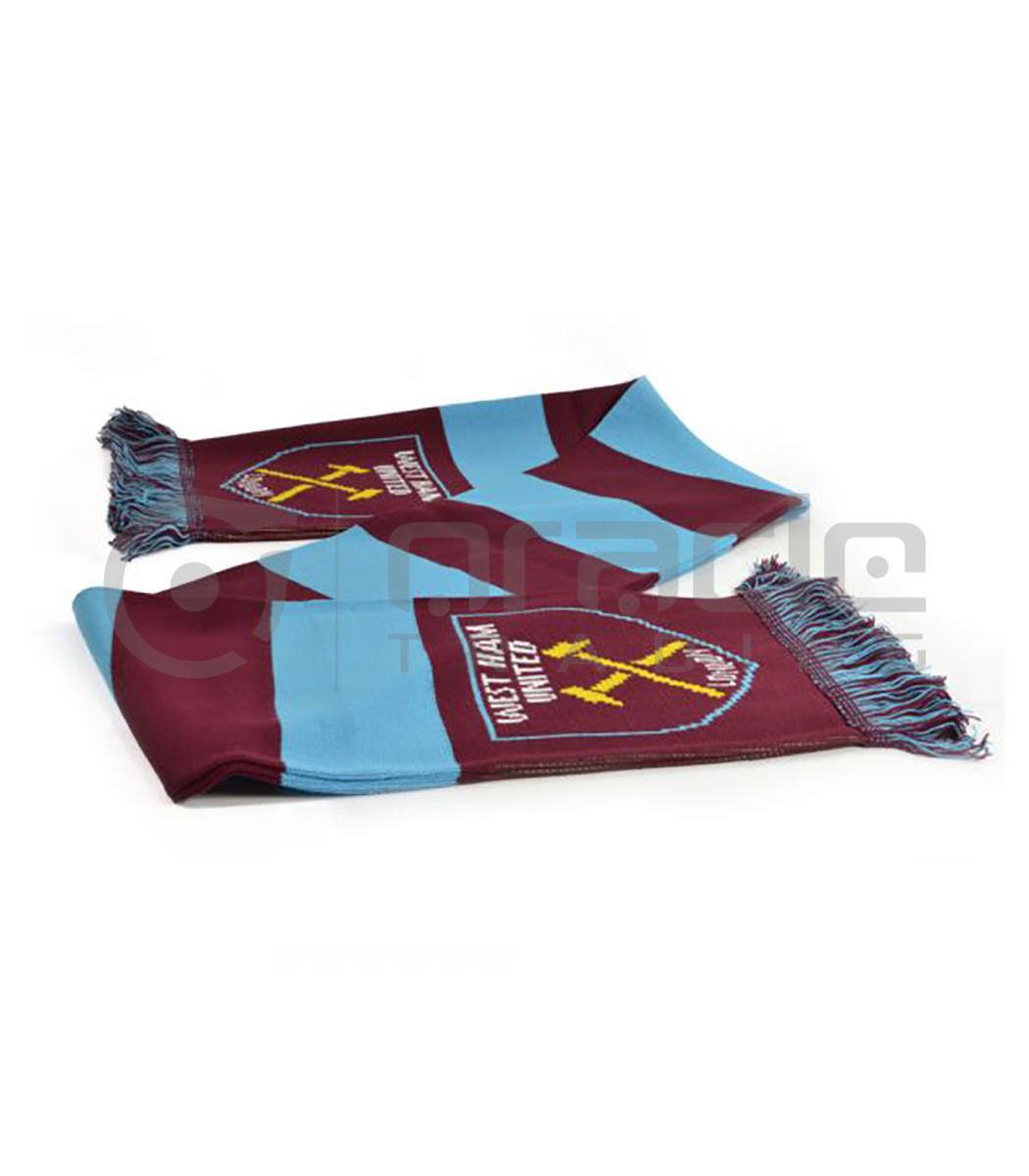 West Ham Knitted Scarf - UK Made