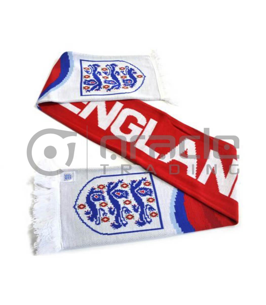 England FA Knitted Scarf - White