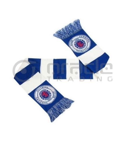 Rangers FC Knitted Scarf - UK Made