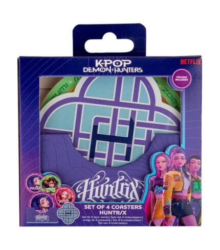 KPop Demon Hunters Coasters - Huntr/x (x4)