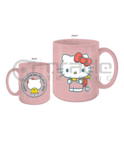 Hello Kitty Mug - Adventure (Wax Resistant Pottery)
