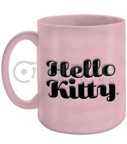 coffee mug hello kitty flowers pottery mug675 b