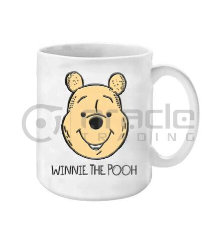 Winnie the Pooh Mug - Face (Wax Resistant Pottery)