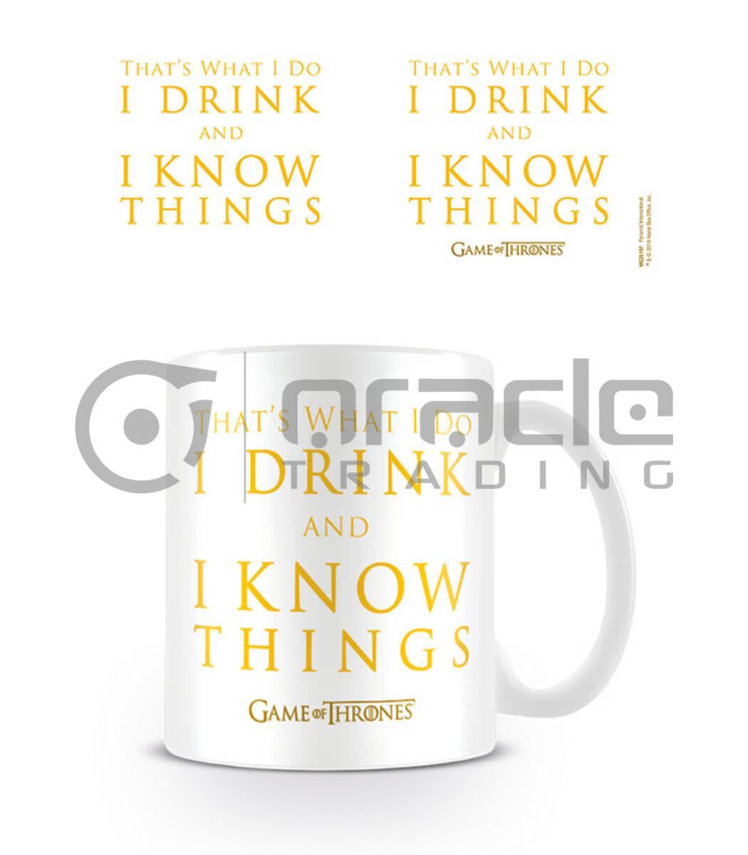 I Drink & I Know Things Mug - Game of Thrones