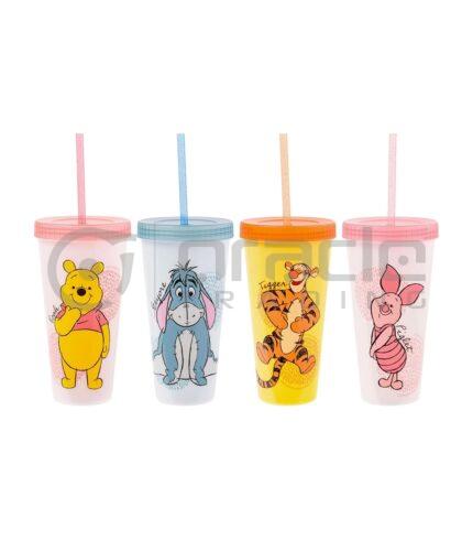 Winnie the Pooh 4-Pk Colour Changing Cups
