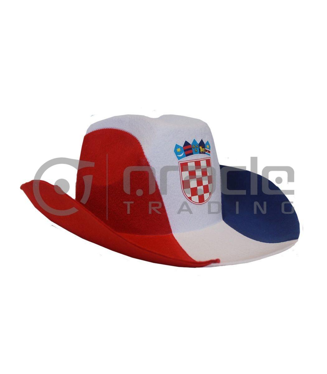 Croatia Cowboy Hat