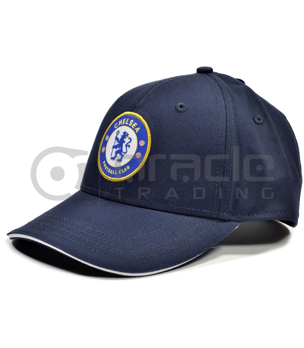Chelsea Navy Crest Hat