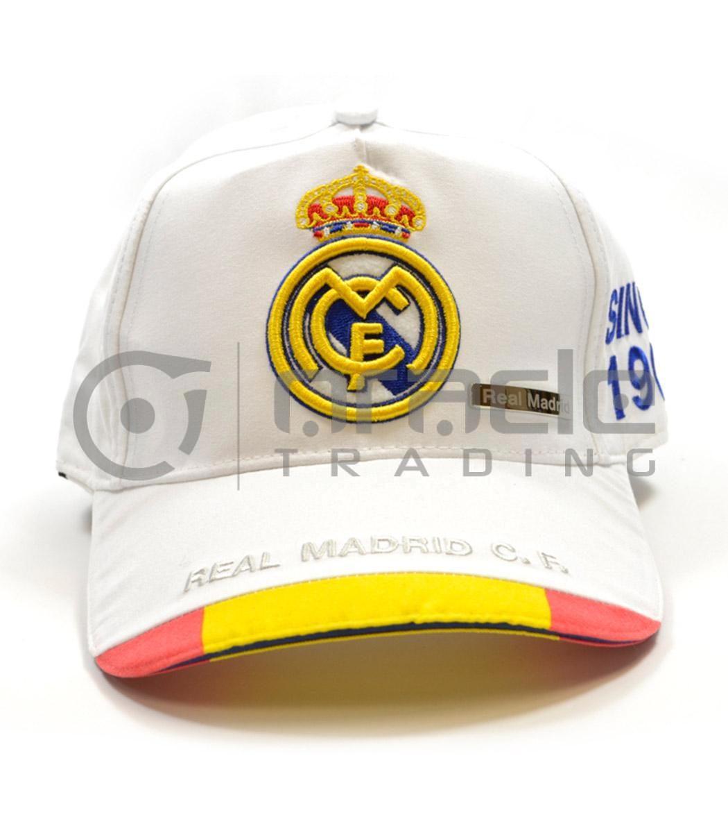 Real Madrid White Crest Hat
