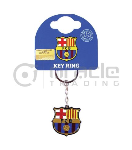 Barcelona Crest Keychain