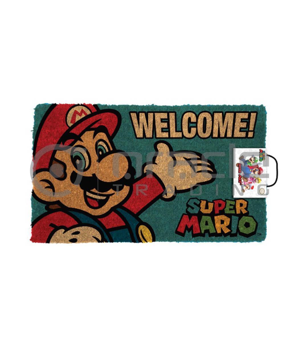 Super Mario Doormat - Welcome