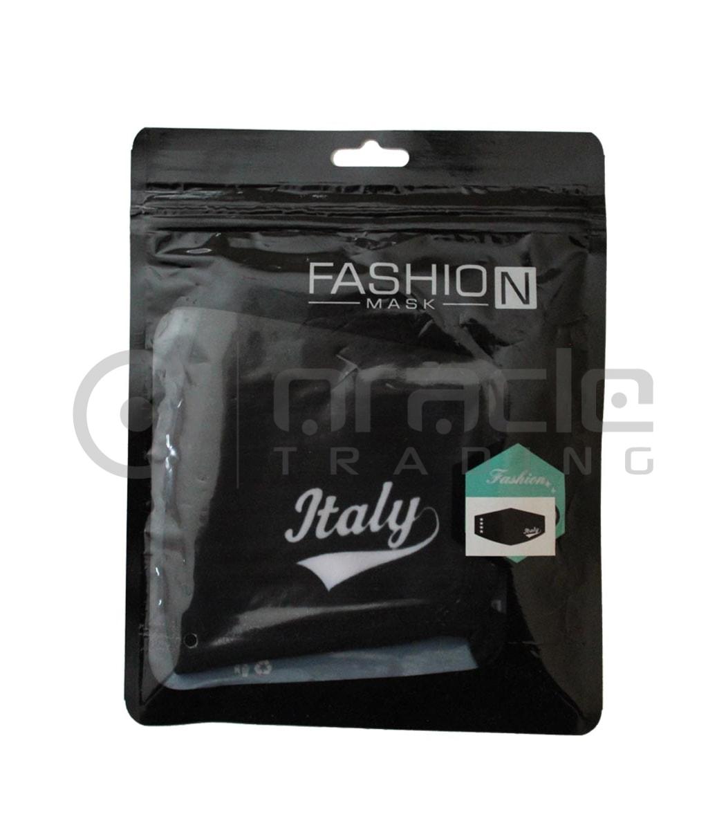face mask italy black and white pfm003 a