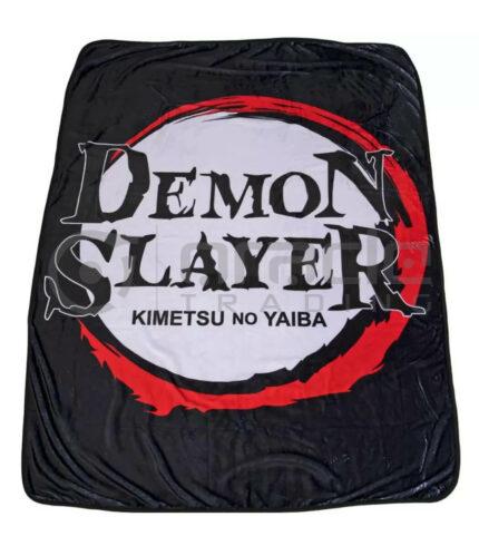 Demon Slayer Fleece Blanket - Logo (Luxury)