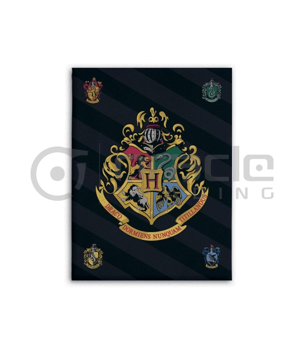 Harry Potter Fleece Blanket - Hogwarts - Black