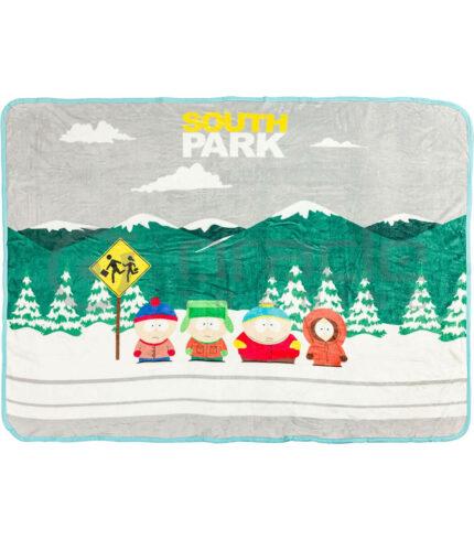 South Park Fleece Blanket - Bus Stop