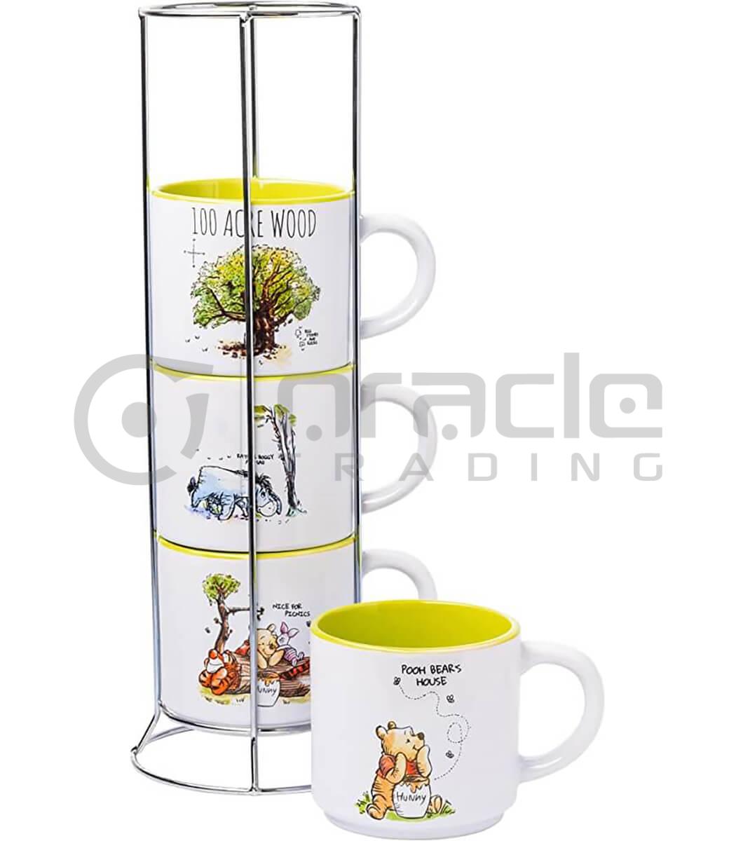Winnie the Pooh Stacked Mug Set