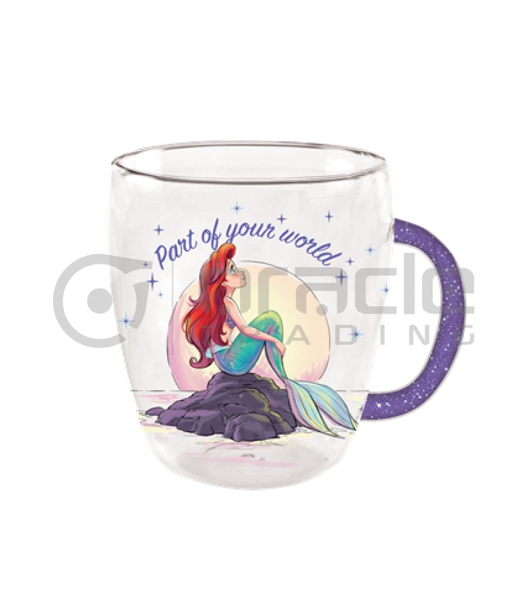 Little Mermaid Glass Handle Mug