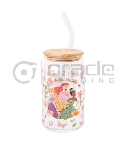 Disney Princess Glass Tumbler - Floral