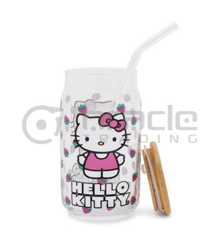 Hello Kitty Glass Tumbler - Strawberry