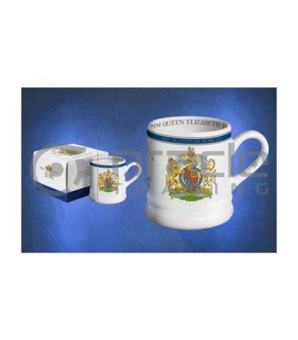Platinum Jubilee Royal Crest Vintage Mug