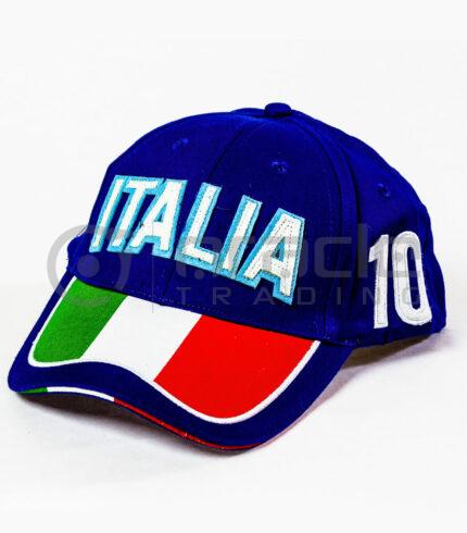 Italia Hat - Tricolour Blue