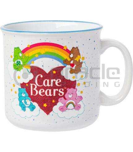 Care Bears Jumbo Camper Mug - Rainbow Heart (Glitter)