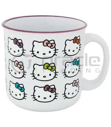 Hello Kitty Jumbo Camper Mug - Bows (Glitter)