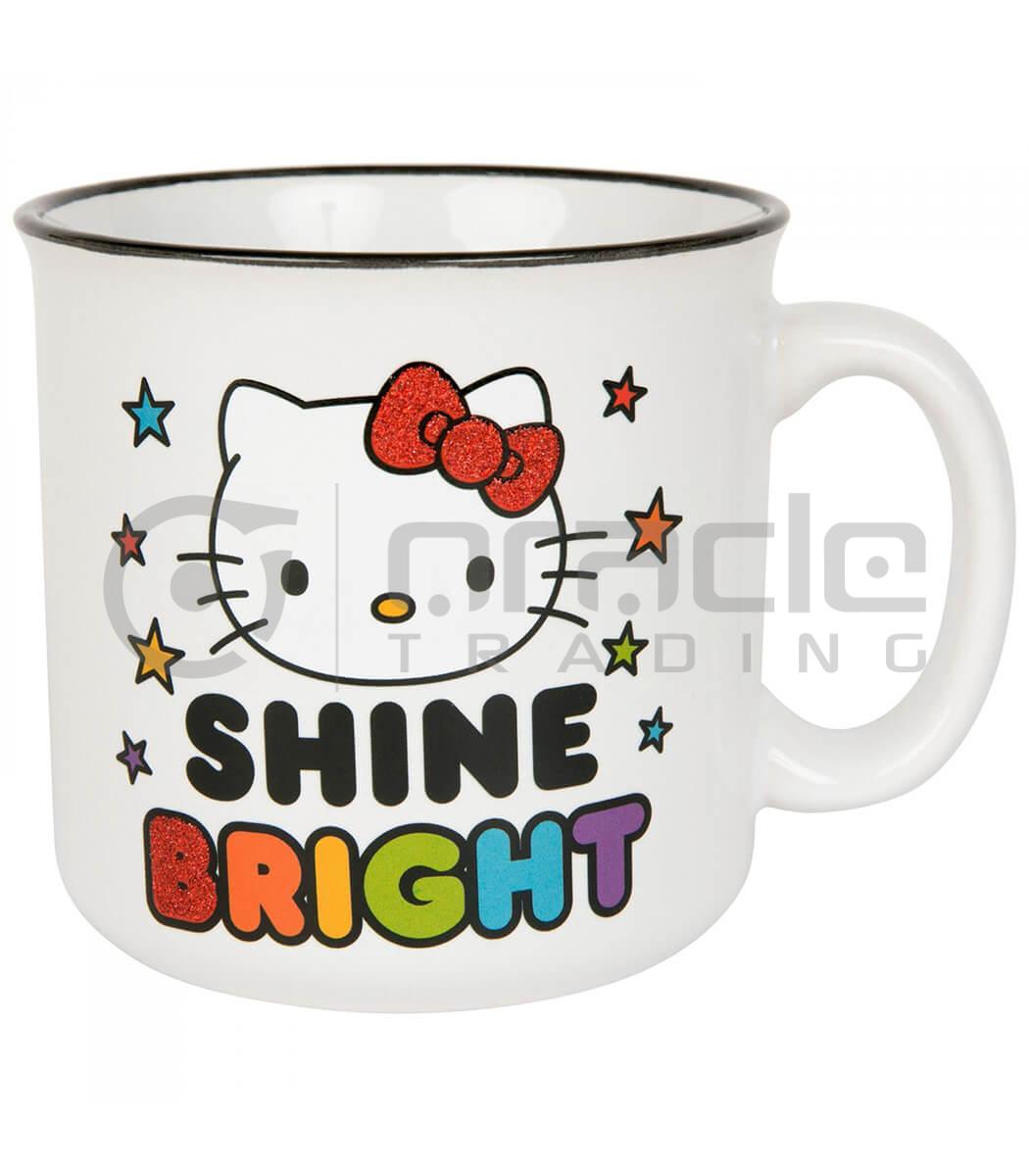jumbo camper mug hello kitty shine bright glitter jcm039 c
