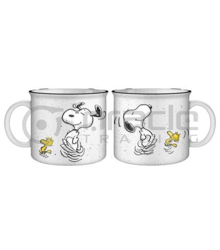 Peanuts Jumbo Camper Mug - Happy Dance (Wax Resistant)