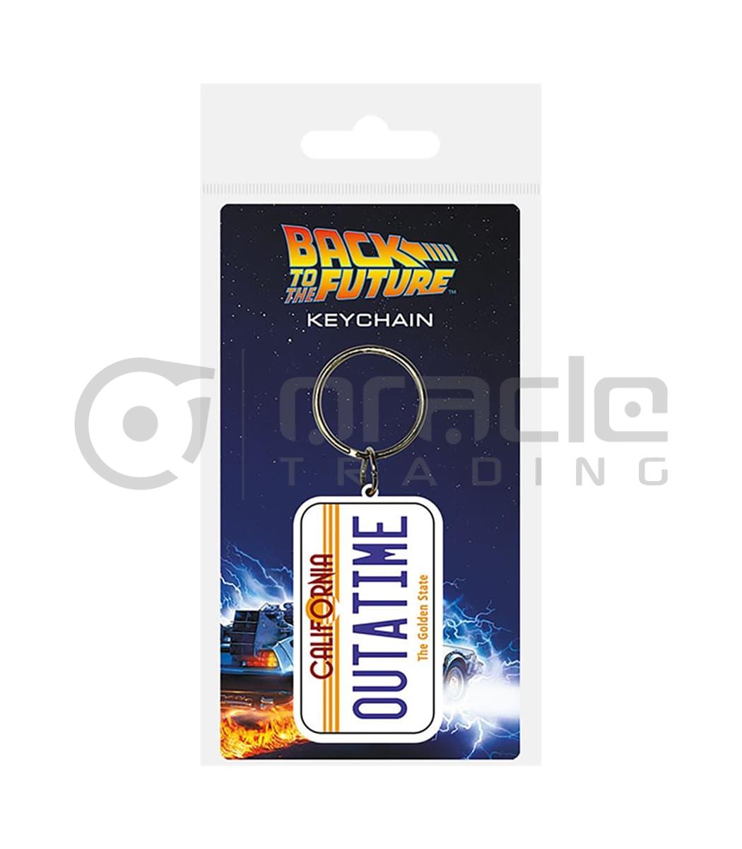 Back To The Future Keychain - License Plate Back To The Future Keychain - License Plate