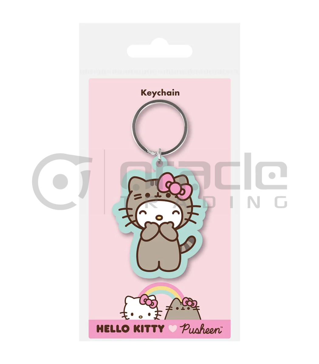 Hello Kitty x Pusheen Keychain - Dress Up