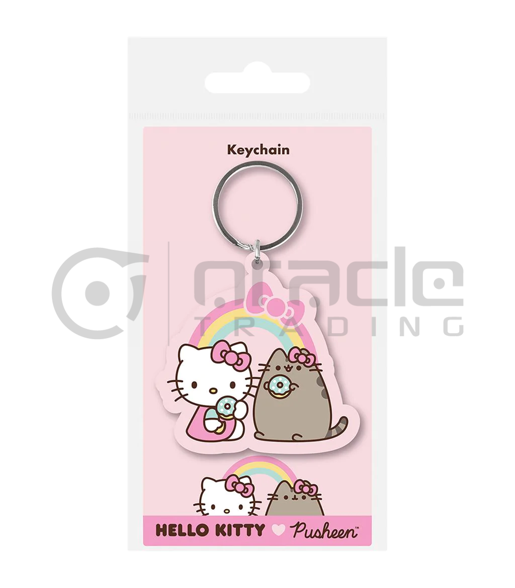Hello Kitty x Pusheen Keychain - Treats