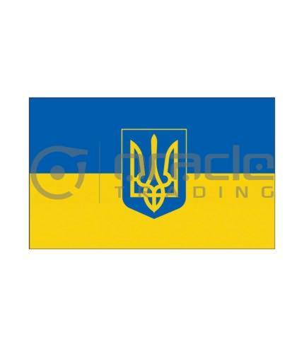 Large 3'x5' Ukraine Flag - Trident (Air Shipment Price)