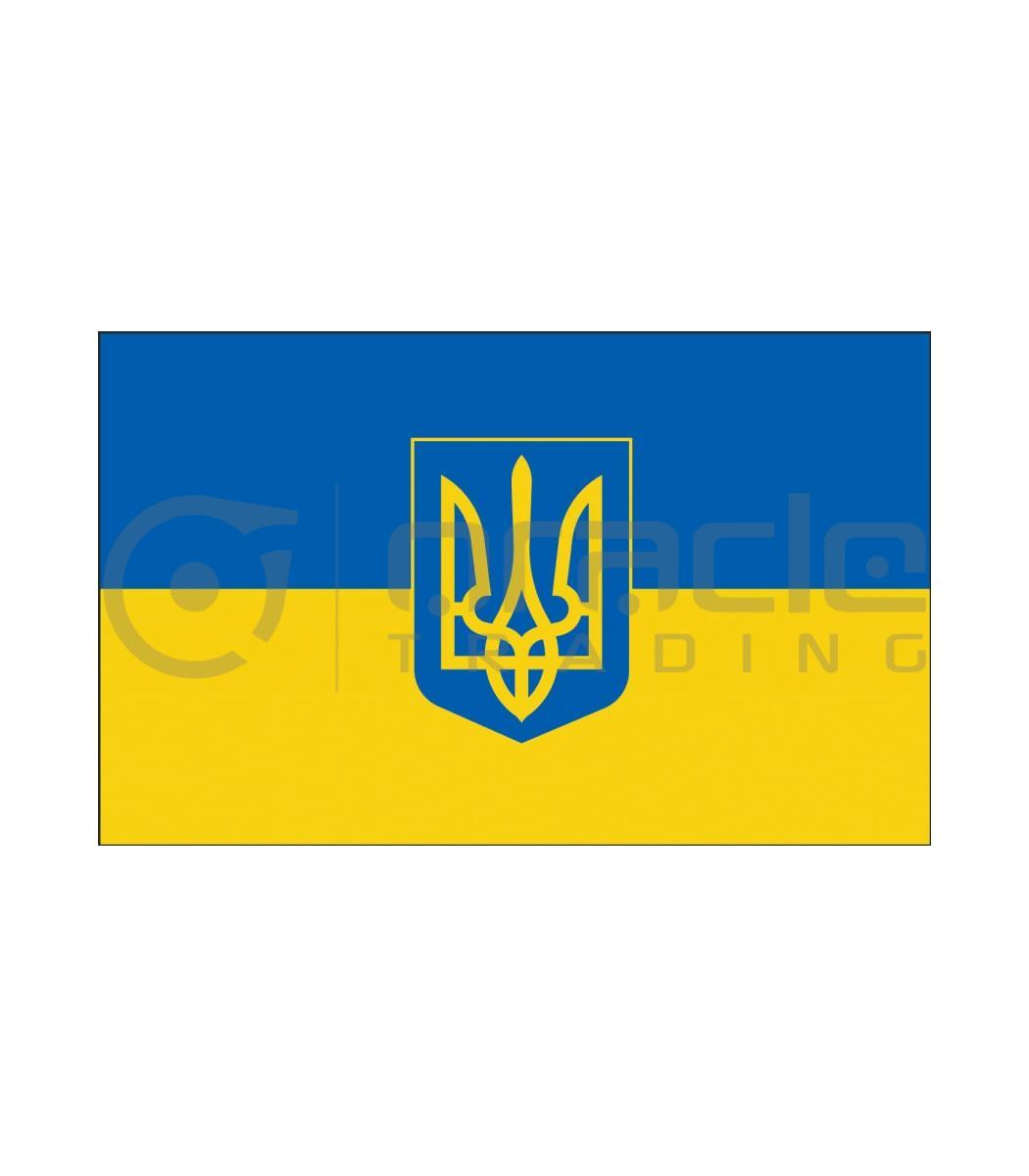 Large 3'x5' Ukraine Flag - Trident (Air Shipment Price)