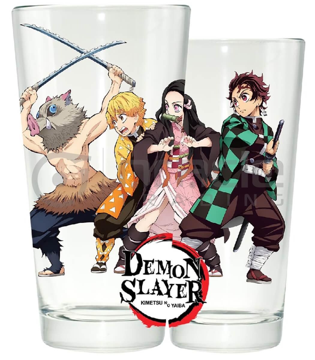 Demon Slayer Large Glass - Group