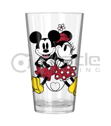Mickey & Minnie Mouse Large Glass