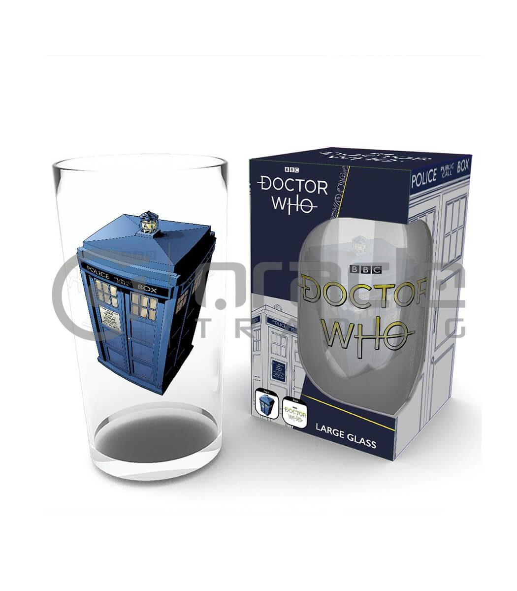 Doctor Who Large Glass - Tardis