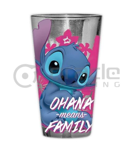Lilo & Stitch Large Glass - Ohana Means Family