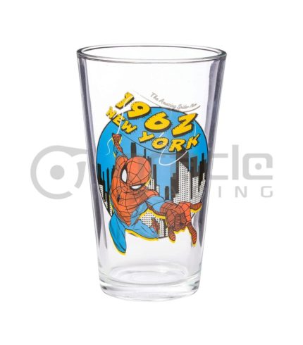 Spiderman Large Glass - 1962 Authentic