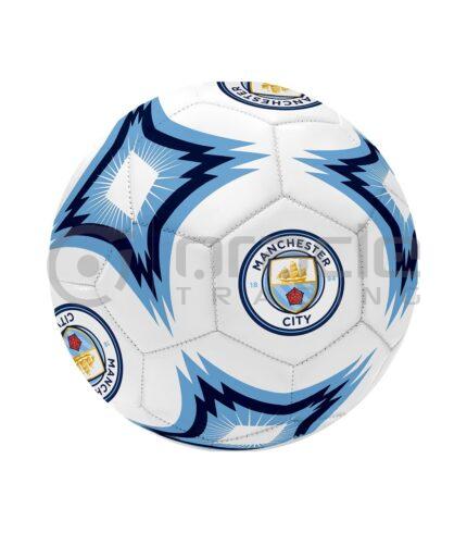 Manchester City Large Soccer Ball - Blue & White