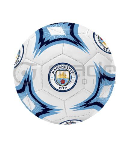 Manchester City Large Soccer Ball - Blue & White