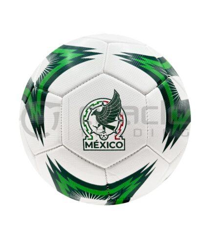 Mexico FMF Large Soccer Ball - White & Green [OFFICIAL]