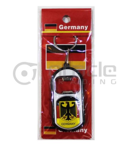 Germany Flashlight Bottle Opener Keychain 12-Pack