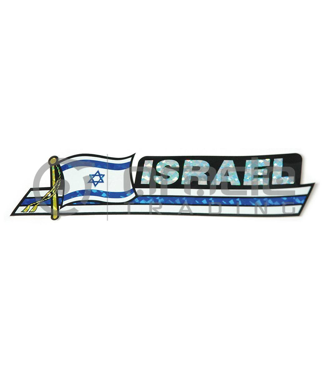 Israel Long Bumper Sticker
