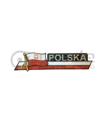 Poland Long Bumper Sticker