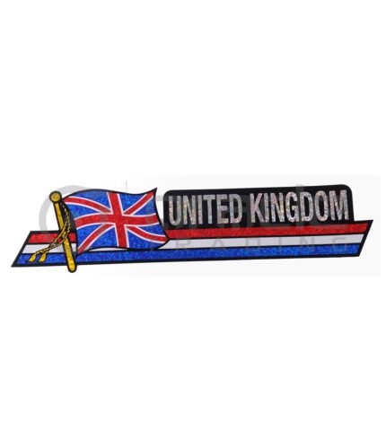 UK Long Bumper Sticker (United Kingdom)