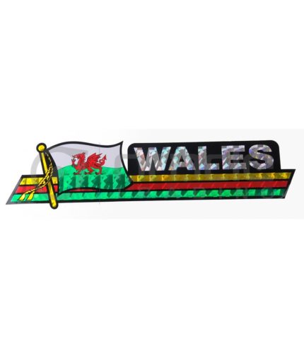 Wales Long Bumper Sticker